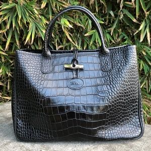 longchamp crocodile